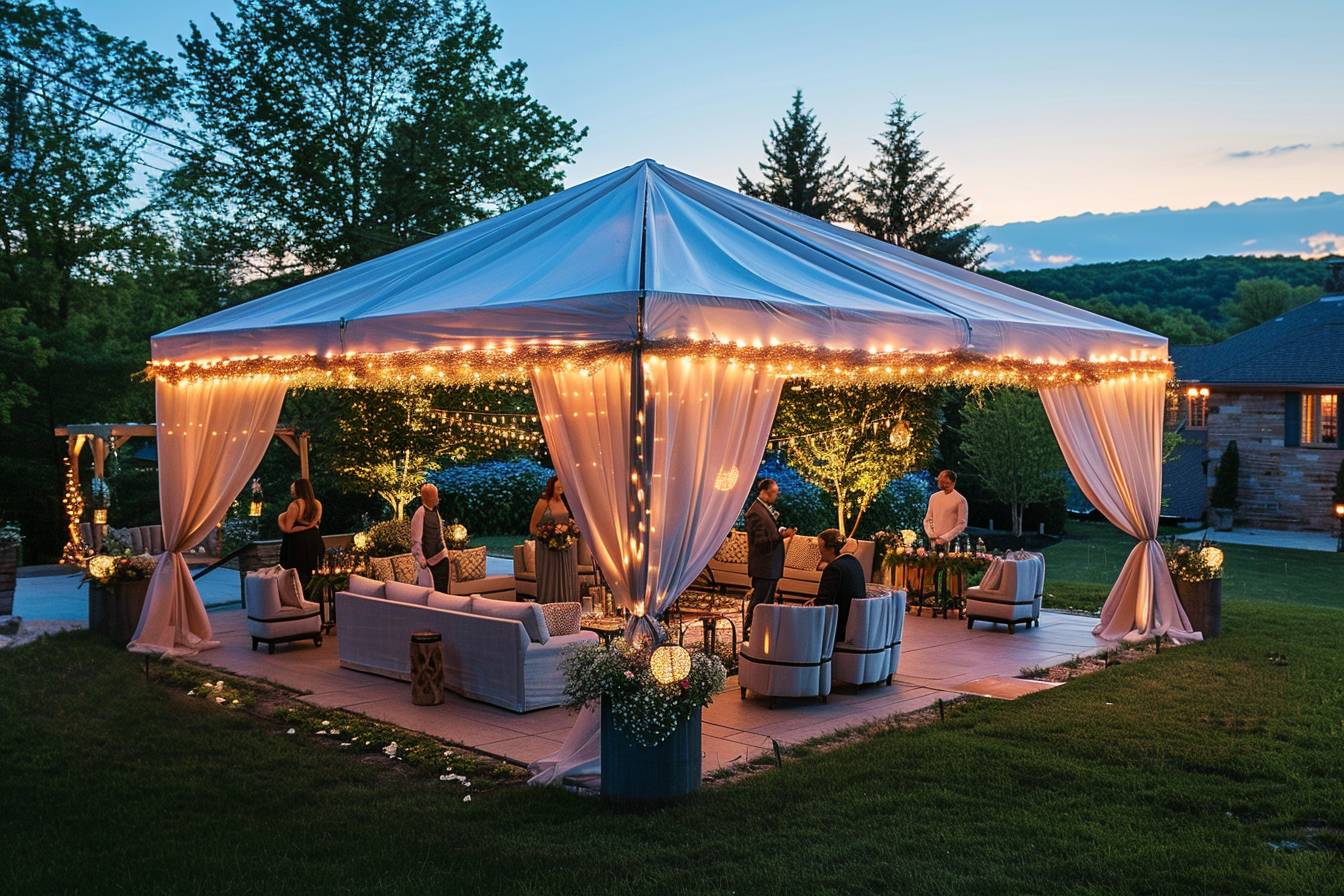 Comment assurer le confort des invités lors de votre réception en extérieur ?