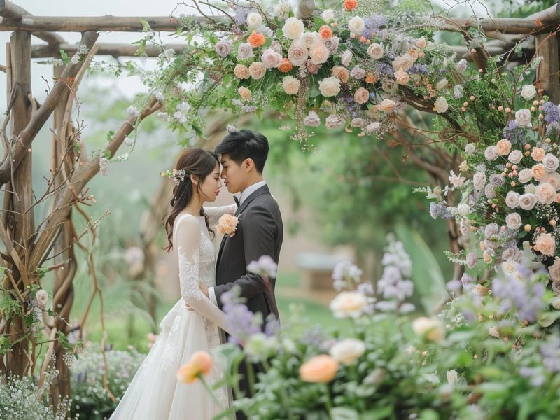 Comment décorer un mariage en extérieur