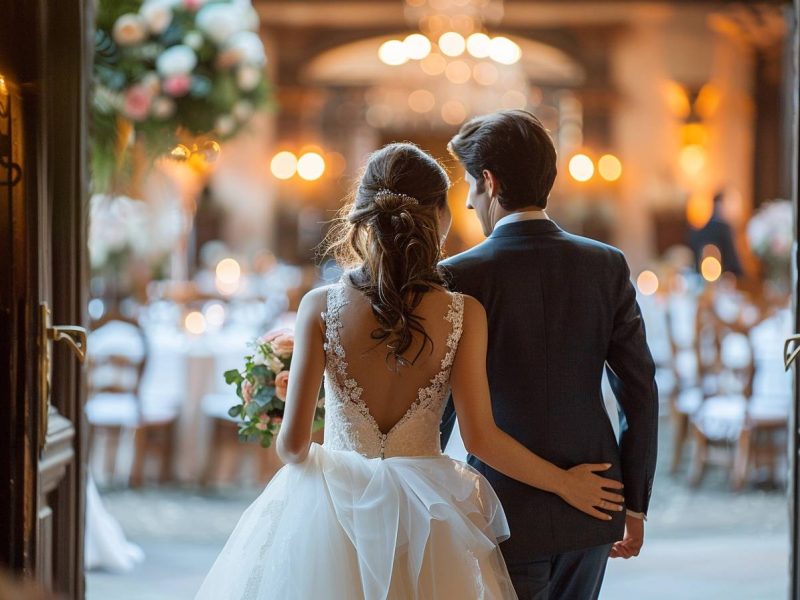 Comment organiser l’entrée des mariés dans la salle